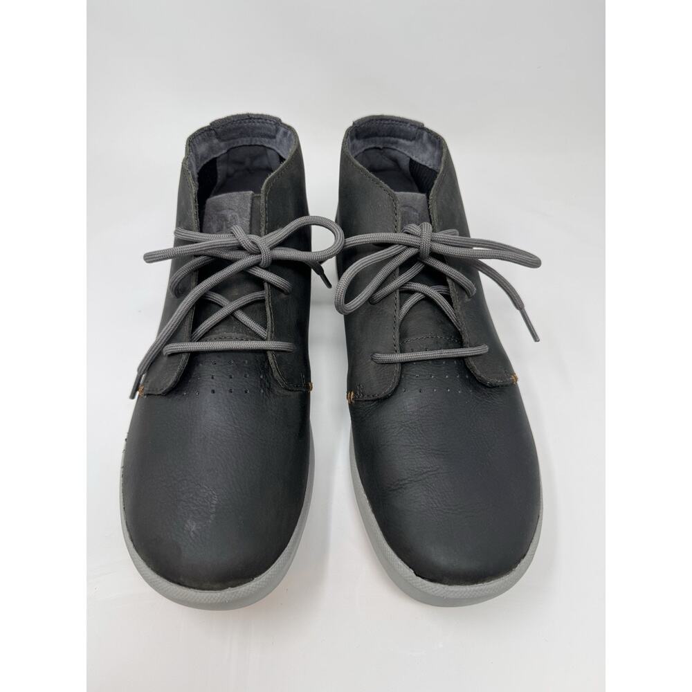Merrell Men’s Dark‎ Gray Leather Sneakers Size 10 Comfort Air Cushion Shoes